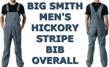 Big Smith Men's Hickory Stripe Bib Overalls