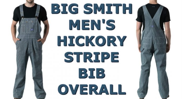 Big Smith Men's Hickory Stripe Bib Overalls