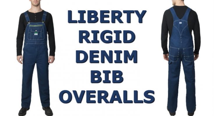 Liberty Men's Rigid Denim Bib Overalls