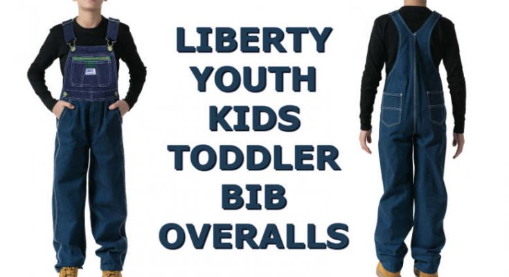 Liberty Youth Kids Toddler Denim Bib Overalls