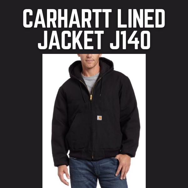 Carhartt Flannel Lined Jacket J140 Insulated Duck - Work Clothing Info
