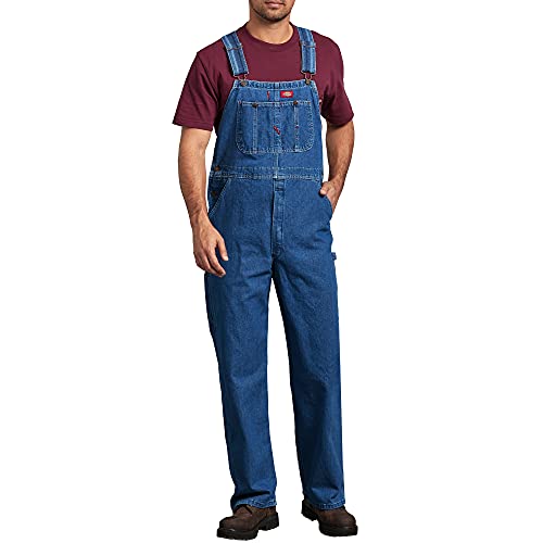 Best Dickies Overalls For Men!  Dickies Stonewashed Indigo Blue Denim Bib Overall