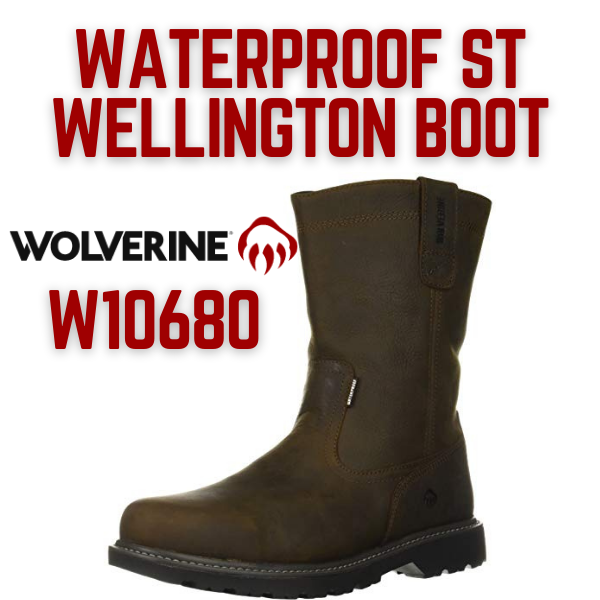 Wolverine W10680 Waterproof Steel-Toe Boot Floorhand Wellington